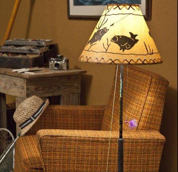 Decorate Your Fishing / Hunting Cabin – Reel Lamps