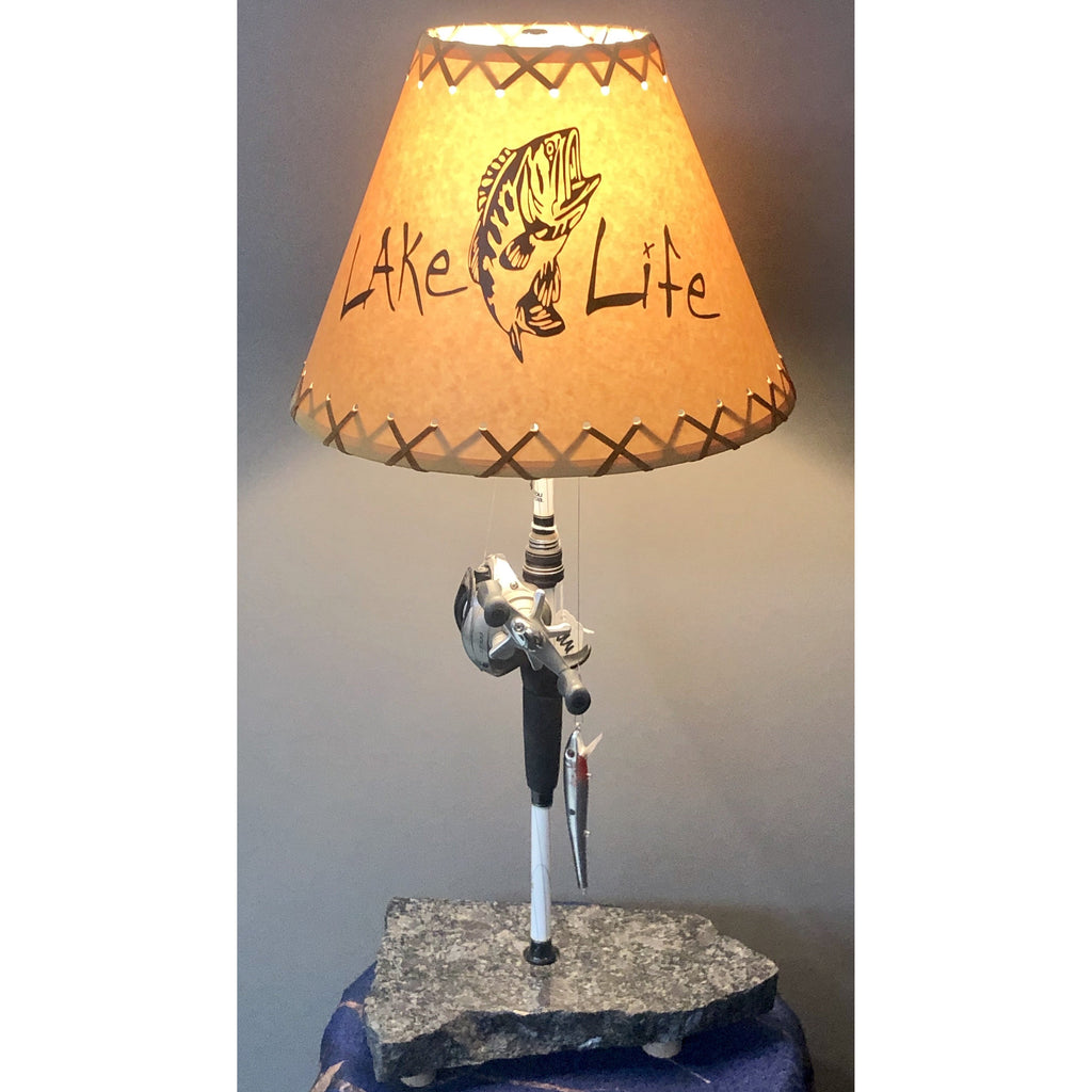 Fishing shop reel lamp