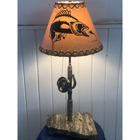 Walleye Night Stand Lamp #1596