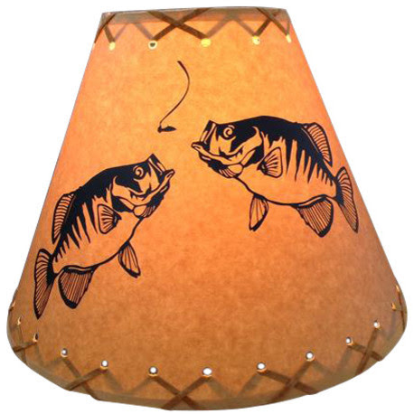 Double Crappie Lamp Shade