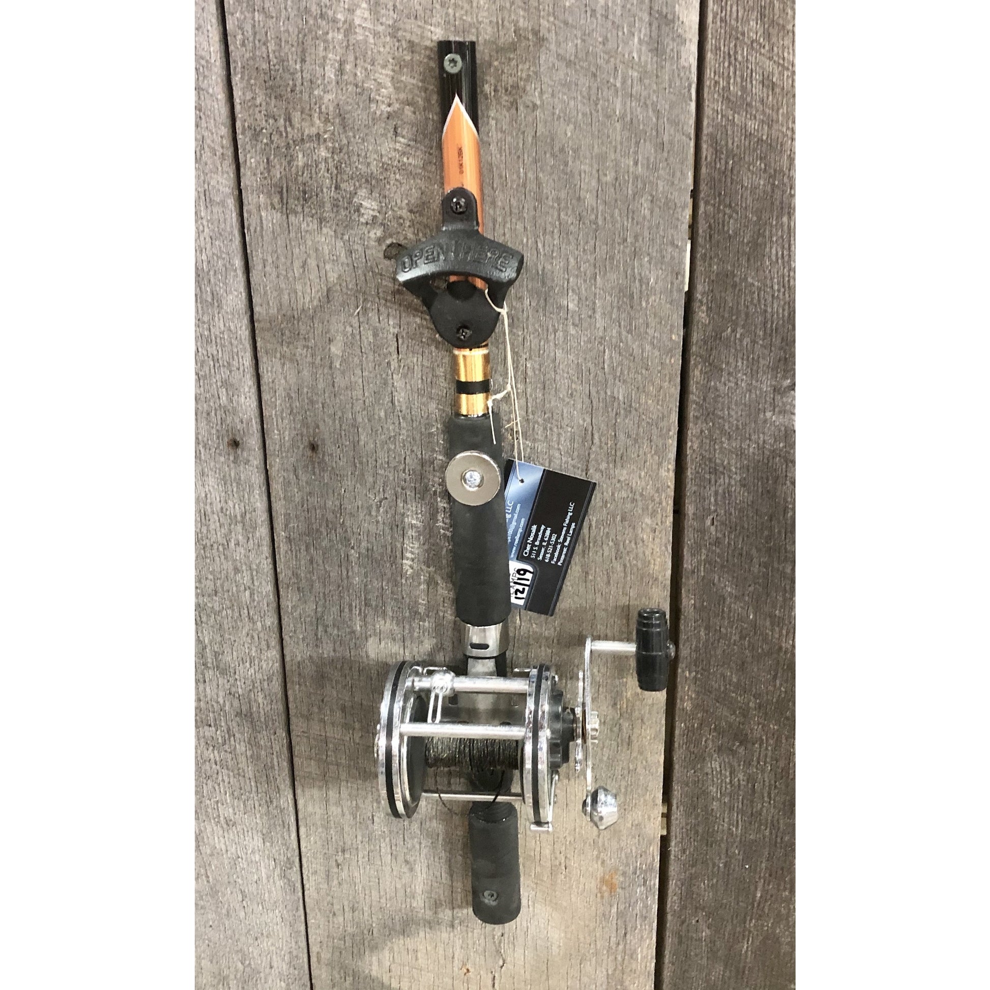 bottle fishing pole Fishing Pole Bottle Opener #B047 – Reel Lamps