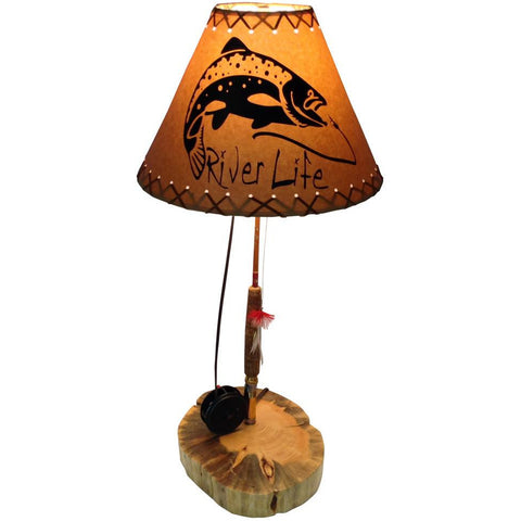 Fly Reel Table Lamp #1502