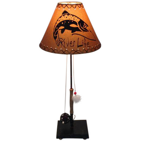 Fly Reel Table Lamp #1384