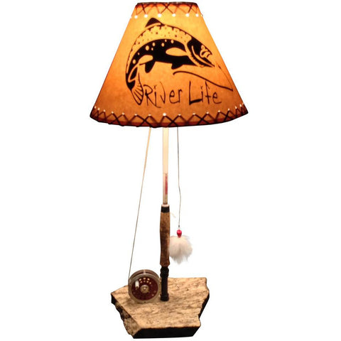 Fly Reel Table Lamp #1399