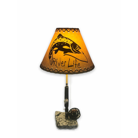Fly Reel Table Lamp #2041