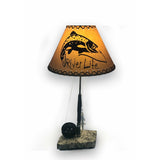 Fly Reel Table Lamp #2033