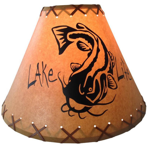 Lake Life Catfish Lamp Shade