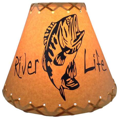 River Life Bass Lamp Shade