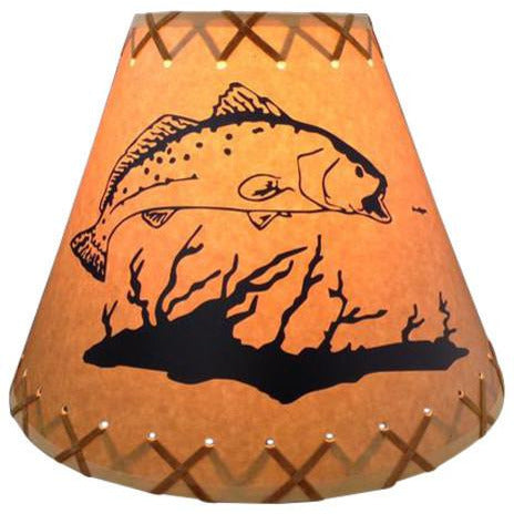 Feeding Trout Lamp Shade