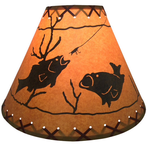 Two Bass Lamp Shade